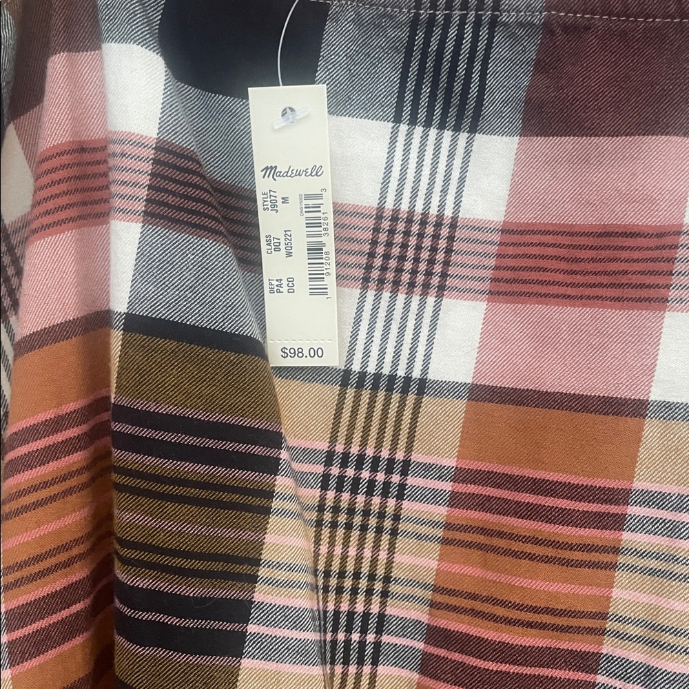 Madewell Multicolor Plaid sun Dress bnwt - Picture 2 of 4